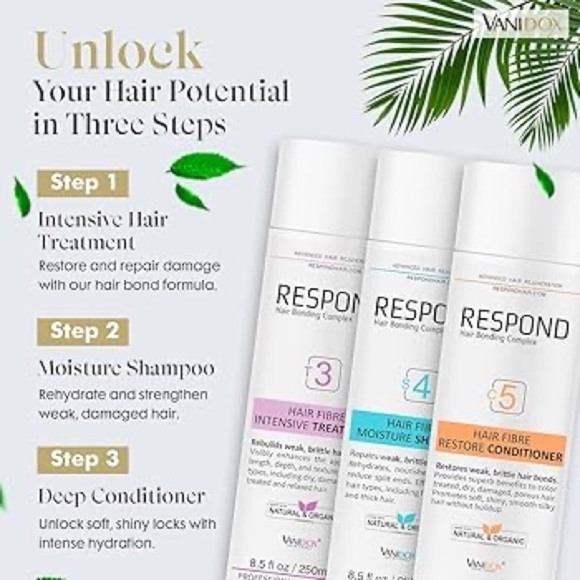 Vanidox Other - Vanidox Respond Hair Care Set
